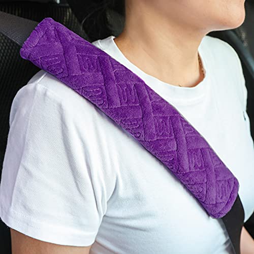 JUSTTOP 2-Pack Universal Car Seat Belt Pads Cover for A More Comfortable Driving JUSTTOP 2-Pack Universal Car Seat Belt Pads Cover for A More Comfortable Driving
