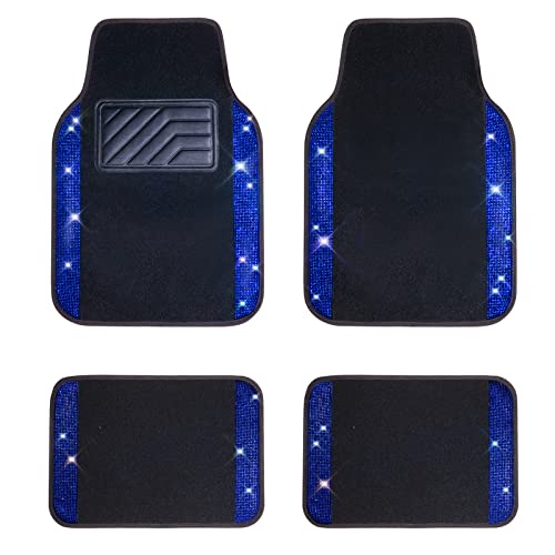 CAR PASS Bling Rhinestones Diamond Universal Waterproof Car Floor Mat CAR PASS Bling Rhinestones Diamond Universal Waterproof Car Floor Mat