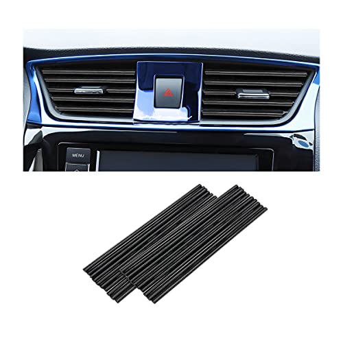 20 Pieces Car Air Conditioner Decoration Strip for Vent Outlet 20 Pieces Car Air Conditioner Decoration Strip for Vent Outlet