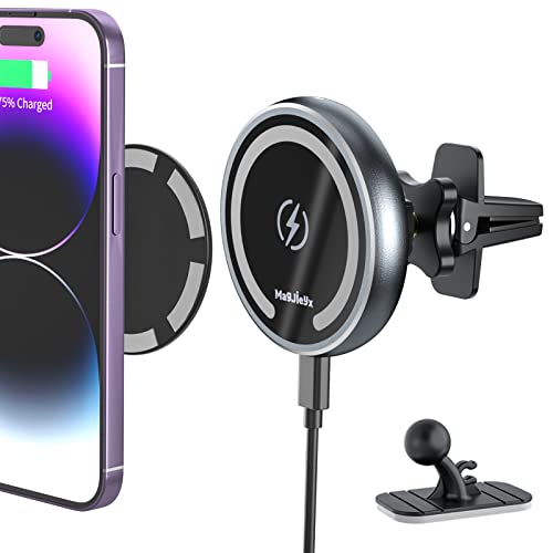 Magnetic Wireless Car Charger for Magsafe Mount iPhone 14/14 Pro Max/Mini/13/13 Pro/13 Pro Max/ 13 Mini/12/12 Pro/ 12 Pro Max/12 Mini Magnetic Wireless Car Charger for Magsafe Mount iPhone 14/14 Pro Max/Mini/13/13 Pro/13 Pro Max/ 13 Mini/12/12 Pro/ 12 Pro Max/12 Mini