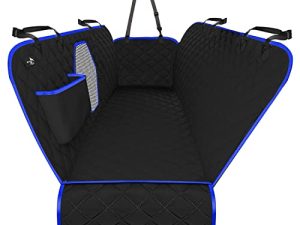 Active Pets Back Seat Cover for Dogs - XL Dog Hammock for Car w/ Mesh Window - Non-Slip