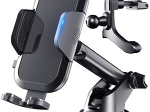 SUUSON Phone Holder for car -3in1 Long arm Car Phone Holder Mount