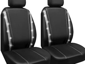 Tidodiusea Bling Car Seat Covers Two Front Seat