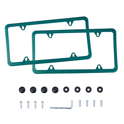 LivTee 4 Holes Stainless Steel License Plate Frames LivTee 4 Holes Stainless Steel License Plate Frames