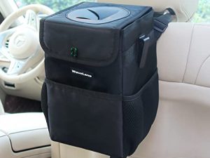 Car Trash Can with Lid