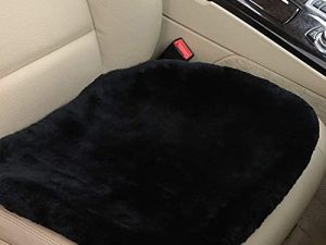 OGLAND 19 Inch Luxurious Authentic Australia Sheepskin Car Seat Cover for Auto Interior Accessories with Soft Fluffy Wool Eco-Friendly Natural Fur Non-Slip (1 Piece Front