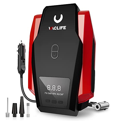 VacLife Tire Inflator Portable Air Compressor - Air Pump for Car Tires (up to 50 PSI) VacLife Tire Inflator Portable Air Compressor - Air Pump for Car Tires (up to 50 PSI)