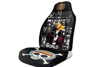 JuliaJOwens Anime Car Seat Cover Vehicle Seat Car Seat Protector Universal Type Car Cushion Cover Car Seat Cover Suitable for Most Cars Black