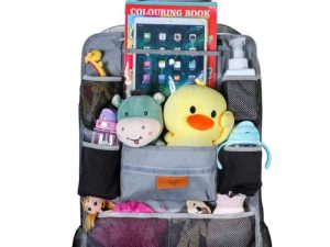 SURDOCA Car Organizers and Storage - Car Seat Organizer with 10.5-inch Clear Tablet Pocket