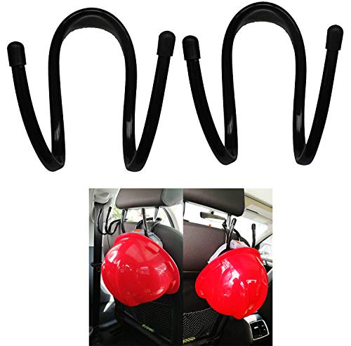 Flexible Over The Seat Hard Hat Rack Holder Hard hat Accessory for Vehicle Truck Car - Adjustable Headrest Hooks - Portable Hard Hat Hanger - 2 Pack - No Hard Hat Flexible Over The Seat Hard Hat Rack Holder Hard hat Accessory for Vehicle Truck Car - Adjustable Headrest Hooks - Portable Hard Hat Hanger - 2 Pack - No Hard Hat
