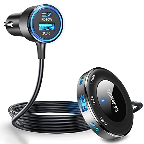USB C Dual PD30W Car Charger Adapter USB C Dual PD30W Car Charger Adapter