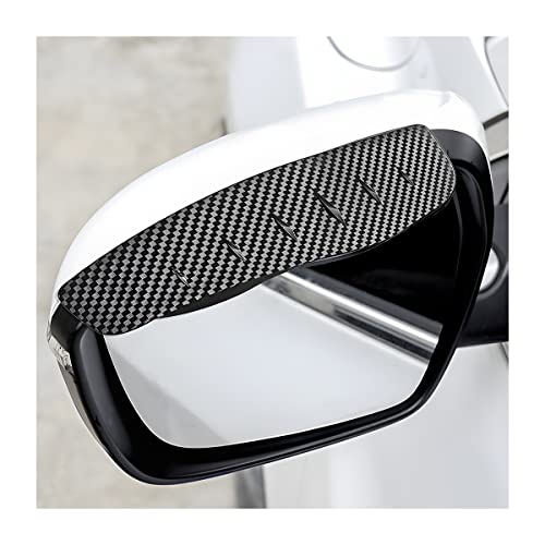 2Pcs Car Rear View Mirror Rain Visor Guard 2Pcs Car Rear View Mirror Rain Visor Guard