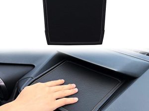 JKCOVER Dashboard Mats Compatible with Subaru Crosstrek/Impreza 2018-2022 2023 and Subaru Forester 2019-2022 Accessories Center Console Liner Mats Inserts Rubber mats （Black）