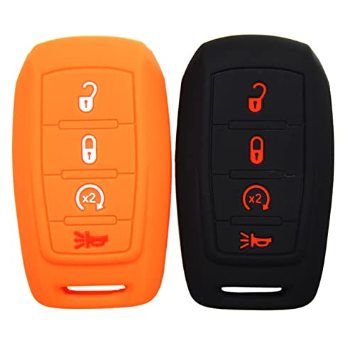 Zorratin Silicone Remote Key Fob Cover Protector for Ram 1500 2500 3500 2019 2020 2021 2022 4 buttons key Zorratin Silicone Remote Key Fob Cover Protector for Ram 1500 2500 3500 2019 2020 2021 2022 4 buttons key