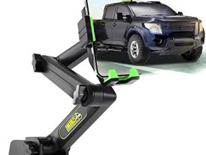 Truckules Truck Phone Holder Mount Heavy Duty Cell Phone Holder for Truck Dashboard Windshield 16.9" Long Arm