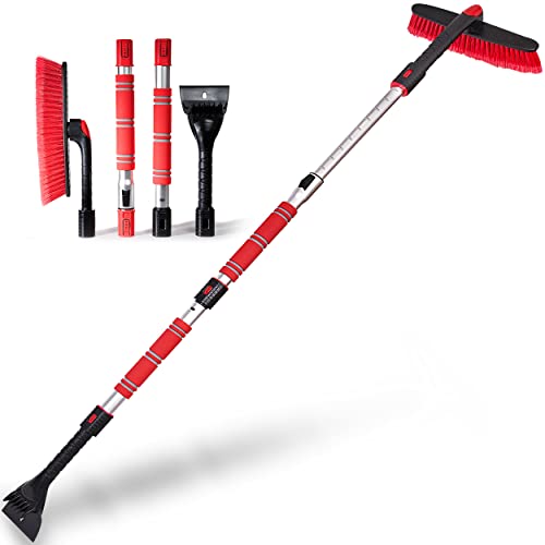 Zone Tech Extendable Snow Brush and Ice Scraper for Car Zone Tech Extendable Snow Brush and Ice Scraper for Car