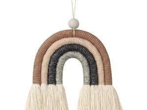 BOHO GARDEN Macrame Rainbow Charm - Essential Oil Diffuser for Cars