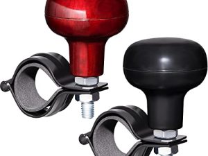2 Pieces Steering Wheel Knob Spinner Suicide Knobs Steering Wheel 360 Degrees Rotation Tractor Accessories for Cars
