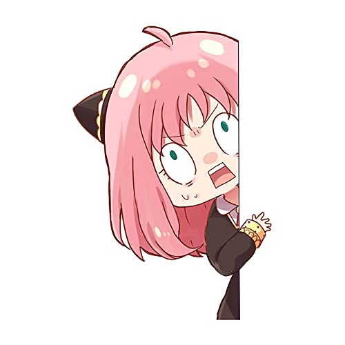 5.1'' for Anya Forger Car Anime Peeker Decal Funny Cartoon Car Accessories Laptop Window Trunk Truck Auto Vinyl Stickers 5.1'' for Anya Forger Car Anime Peeker Decal Funny Cartoon Car Accessories Laptop Window Trunk Truck Auto Vinyl Stickers