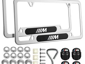 Stainless Steel License Plate Frames for BMW-M