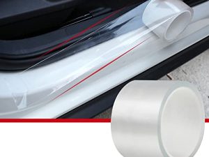 CloudBuyer Car Door Edge Guard Clear Universal Door Sill Guard Car Door Trim Edge Guard Protection Film Anti-Collision Fits for Most Car (33Ft x 2.7In