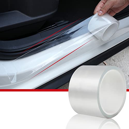 CloudBuyer Car Door Edge Guard Clear Universal Door Sill Guard Car Door Trim Edge Guard Protection Film Anti-Collision Fits for Most Car (33Ft x 2.7In CloudBuyer Car Door Edge Guard Clear Universal Door Sill Guard Car Door Trim Edge Guard Protection Film Anti-Collision Fits for Most Car (33Ft x 2.7In