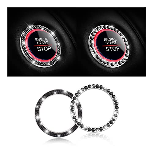 Car Bling Crystal Rhinestone Engine Start Ring Stickers Car Bling Crystal Rhinestone Engine Start Ring Stickers