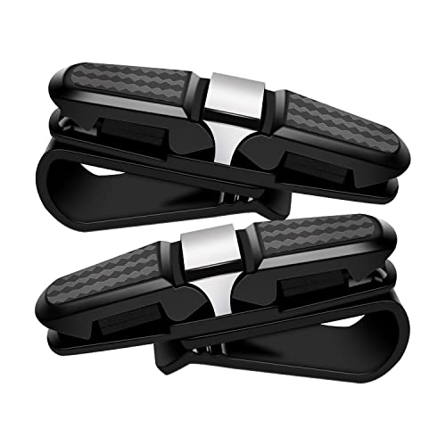 2 Pack Sunglasses Holder for Universal Car Visor 2 Pack Sunglasses Holder for Universal Car Visor