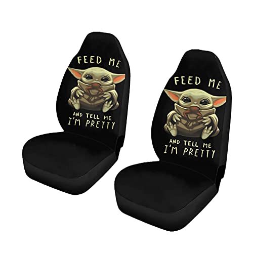 Classic Movie Cute Characters 2pcs Universal Car Seat Cover Auto Interior Soft Comfortable Decorative Protector Luxury Classic Movie Cute Characters 2pcs Universal Car Seat Cover Auto Interior Soft Comfortable Decorative Protector Luxury