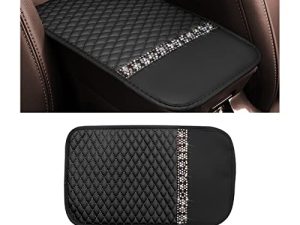 Bling Leather Car Center Console Cover