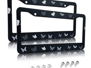 Butterfly License Plate Frame