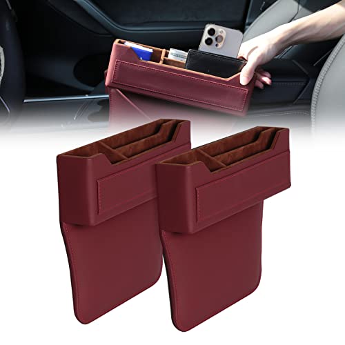 MAODANER Upgrade Universal Car Seat Gap Filler PU Leather Seat Console Organizer MAODANER Upgrade Universal Car Seat Gap Filler PU Leather Seat Console Organizer