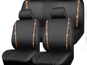 CAR PASS Bling Car Seat Covers Full Set