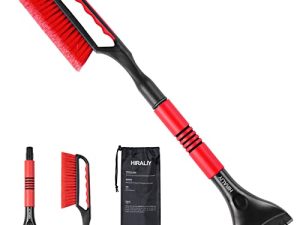 HIRALIY 2-in-1 Detachable Snow Brush and Ice Scraper
