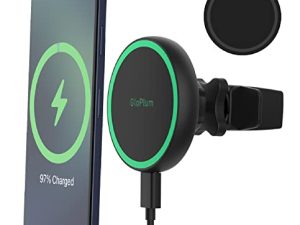 Magnetic Wireless Car Charger Mount Compatible with Magsafe Car Charger Compatible with iPhone 13/ iPhone 12/12 Mini/12 Pro/12 Pro Max