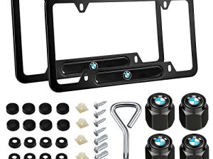 2PCS License Plate Frames for BMW