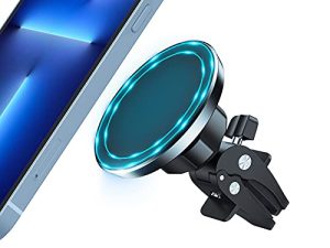 Magnetic Car Mount Phone Holder - Mag Safe Air Vent Phone Mount for Car Compatible with iPhone 14 13 12 Pro Max Mini Plus