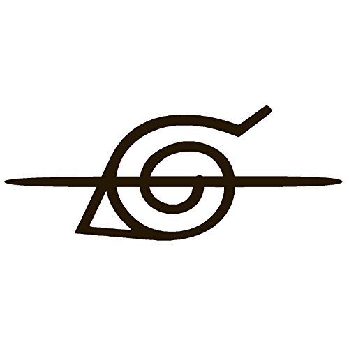 IITACHI Headband Scratched Leaf Village Symbol Vinyl Sticker Decal (2" x 0.8" IITACHI Headband Scratched Leaf Village Symbol Vinyl Sticker Decal (2" x 0.8"