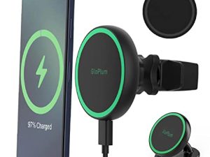 Magnetic Wireless Car Charger Mount Compatible with Magsafe iPhone 13/ iPhone 12/12 Mini/12 Pro/12 Pro Max