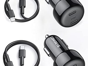 [Apple MFi Certified] USB C Car Charger