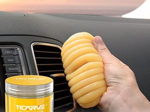 TICARVE Car Cleaning Gel Car Detailing Putty Car Cleaning Putty Gel Auto Detailing Tools Car Interior Cleaner Car Cleaning Kits Cleaning Slime Keyboard Cleaner Yellow