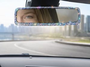 Bling Rhinestone Car Rear View Mirror