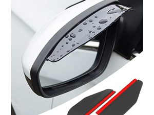 2Pcs Rear View Mirror Rain Visor Guard