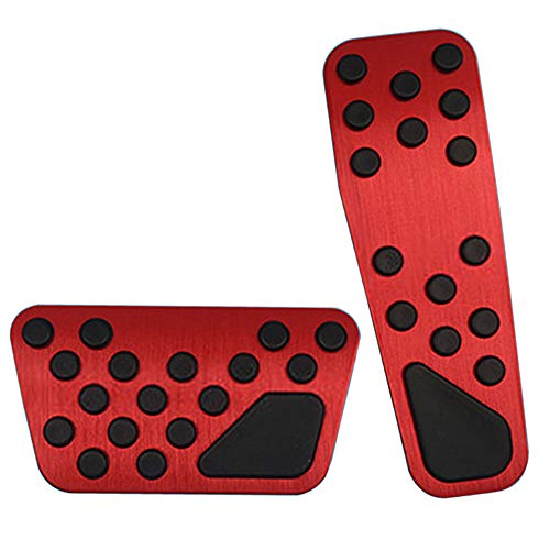 Hecotrax Aluminum Alloy Pedal Cover for Dodge Challenger Charger Chrysler 300 300C 2009-2016 No Drilling Aluminum Brake and Accelerator Pedal Covers (Red1) Hecotrax Aluminum Alloy Pedal Cover for Dodge Challenger Charger Chrysler 300 300C 2009-2016 No Drilling Aluminum Brake and Accelerator Pedal Covers (Red1)