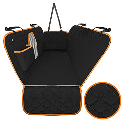 Active Pets Back Seat Cover for Dogs - XL Dog Hammock for Car w/ Mesh Window - Non-Slip Active Pets Back Seat Cover for Dogs - XL Dog Hammock for Car w/ Mesh Window - Non-Slip