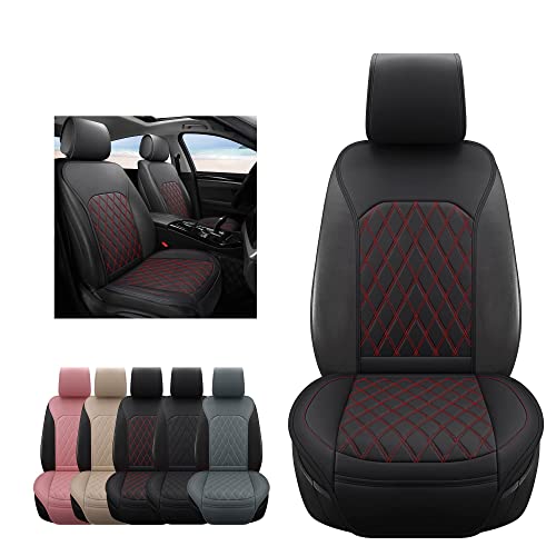 Sanwom Universal Front Leather Car Seat Covers 2 Pcs Luxury Seat Covers Sanwom Universal Front Leather Car Seat Covers 2 Pcs Luxury Seat Covers