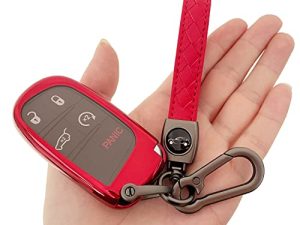 TANDRIVE TPU Key Fob Cover For Jeep Cherokee Grand Cherokee Compass Renegade