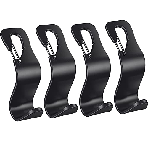 4 Pack Vehicle Back Seat Headrest Hook Hanger for Purse Grocery Bag Handbag 4 Pack Vehicle Back Seat Headrest Hook Hanger for Purse Grocery Bag Handbag