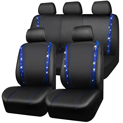 CAR PASS Bling Car Seat Covers Full Set CAR PASS Bling Car Seat Covers Full Set
