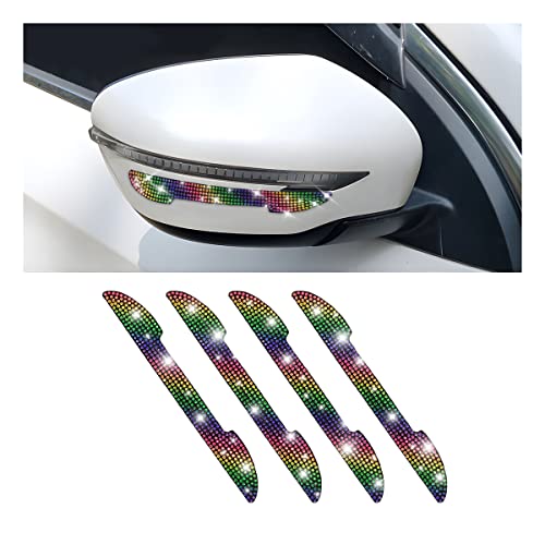 4PCS Bling Car Rear View Mirror Anti-Scratch Stickers Protector 4PCS Bling Car Rear View Mirror Anti-Scratch Stickers Protector